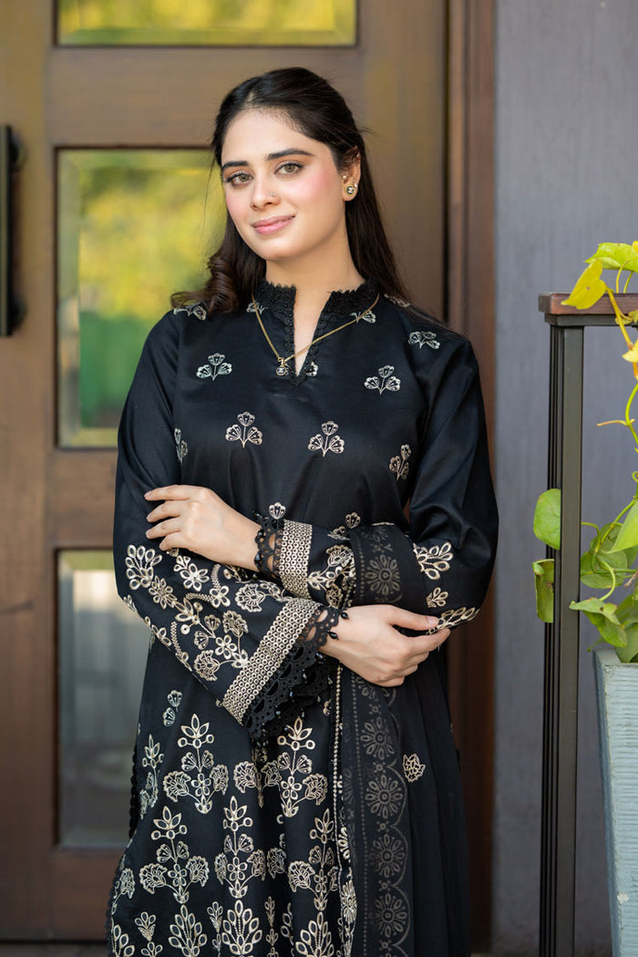 Black Embroidery 3pcs